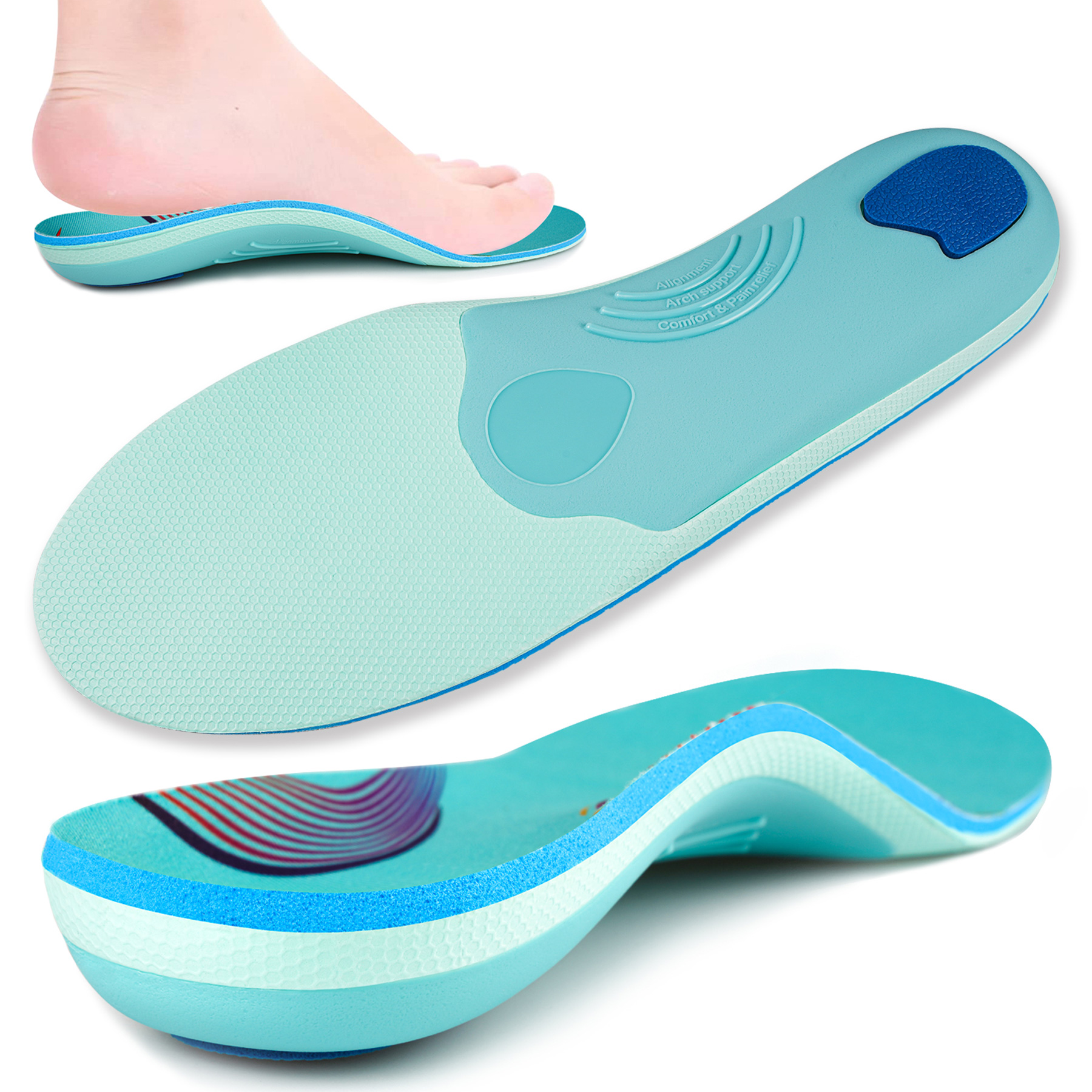Men Shoes Outlet - iFitna 3 Pairs Plantar Fasciitis Orthopedic