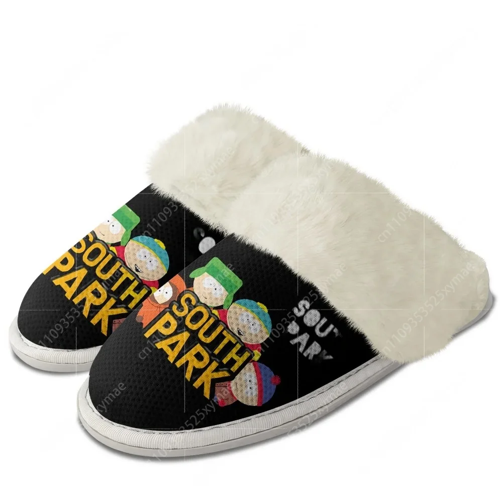 Men Shoes Winter - South Park Anime Comedy Plush Slippers