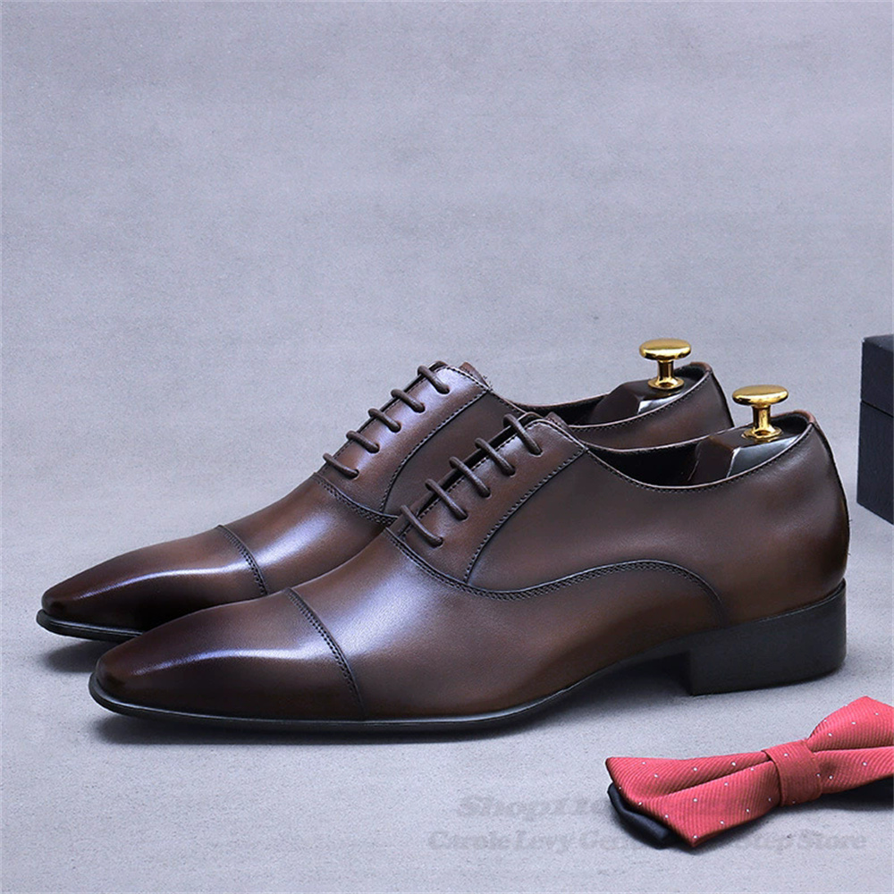 Men Oxford Leather Shoes New B - огляд і ціна Men'S Shoes For Suits