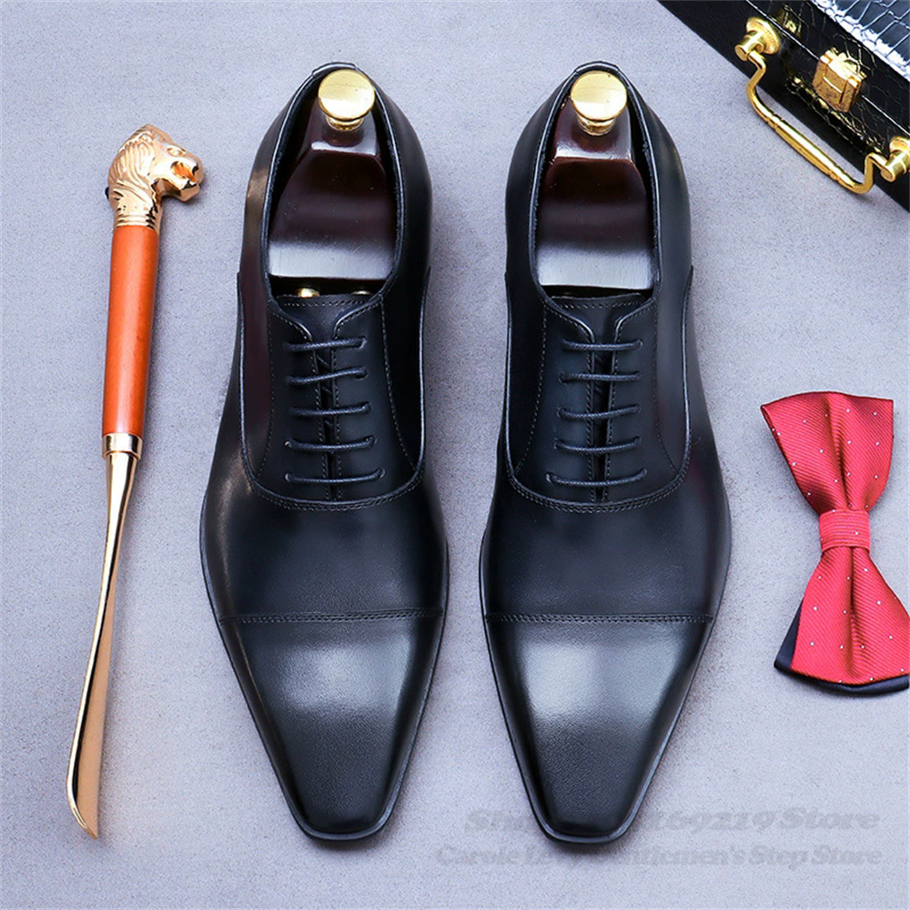 Men Oxford Leather Shoes New B - огляд і ціна Men'S Shoes For Suits