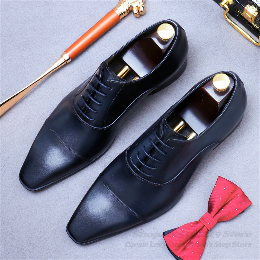 Men Oxford Leather Shoes New B - огляд і ціна Men'S Shoes For Suits