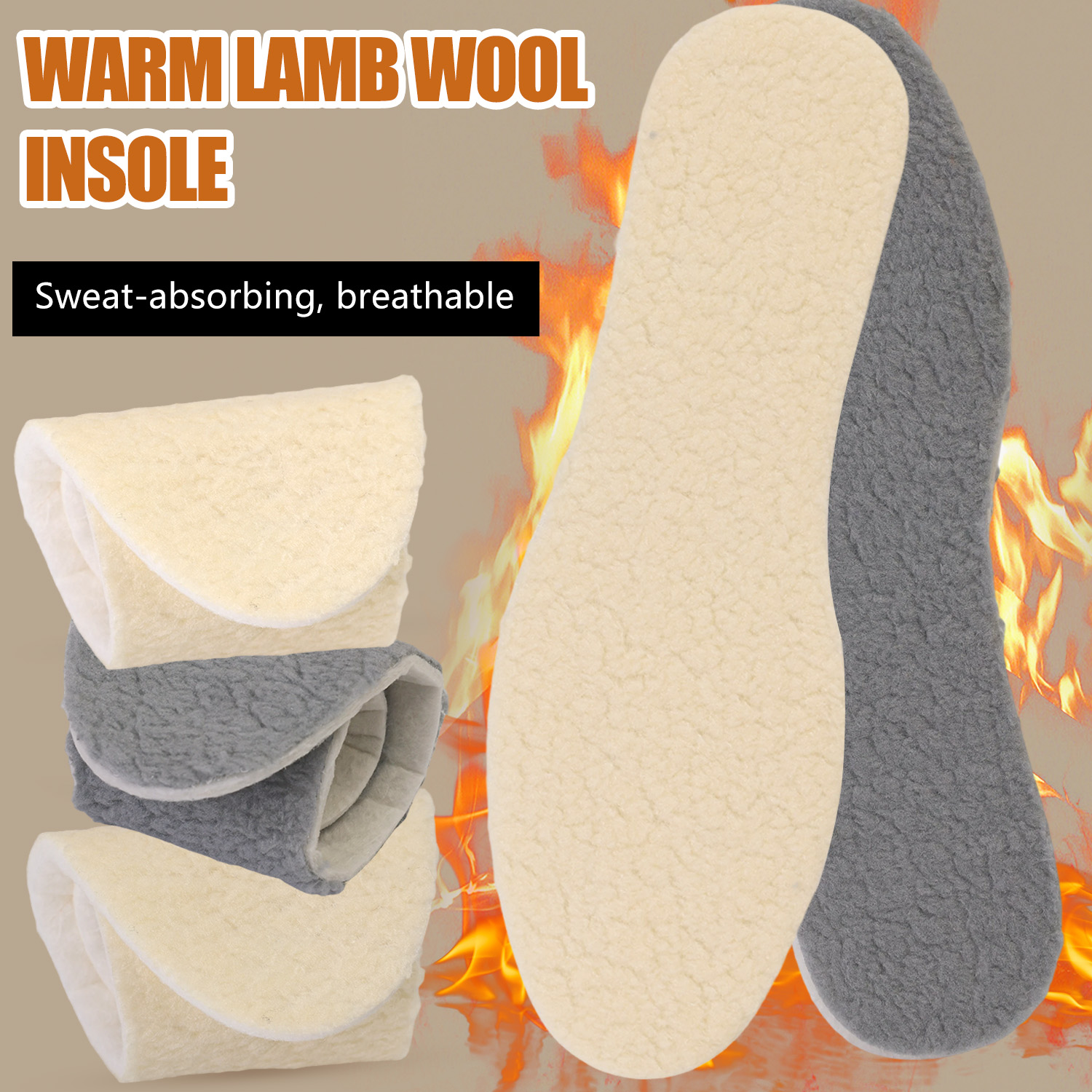 Soft Wool Thicken Insoles 1/2P - огляд і ціна Men Shoes Outlet