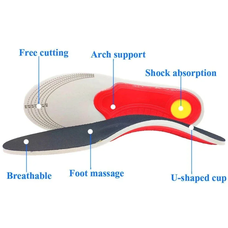 NEW EVA Orthopedic Insoles for - огляд і ціна Men'S Shoes Plantar Fasciitis