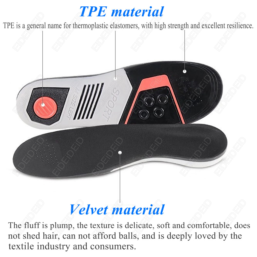 Silicone gel Sport Flat Feet A - огляд і ціна Men Shoes Eid