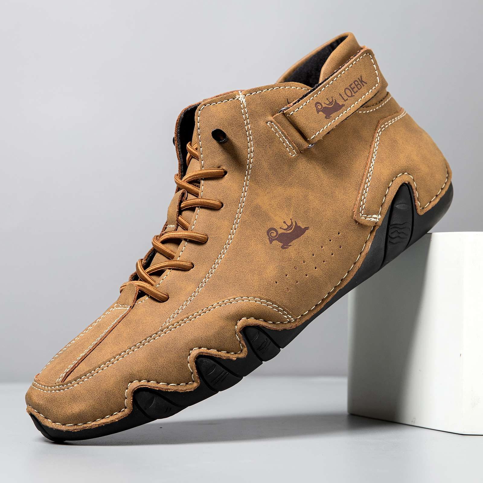 Leather Casual Shoes Sneakers  - огляд і ціна Men'S Shoes Comfortable Walking
