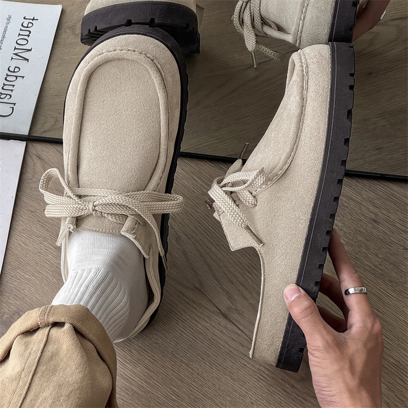 Fashion Men Half Slippers Sued - огляд і ціна Men'S Shoes Comfortable Walking