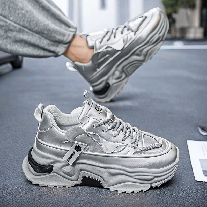 Black Platforme Tennis Man Spo - огляд і ціна Men'S Shoes For Sale