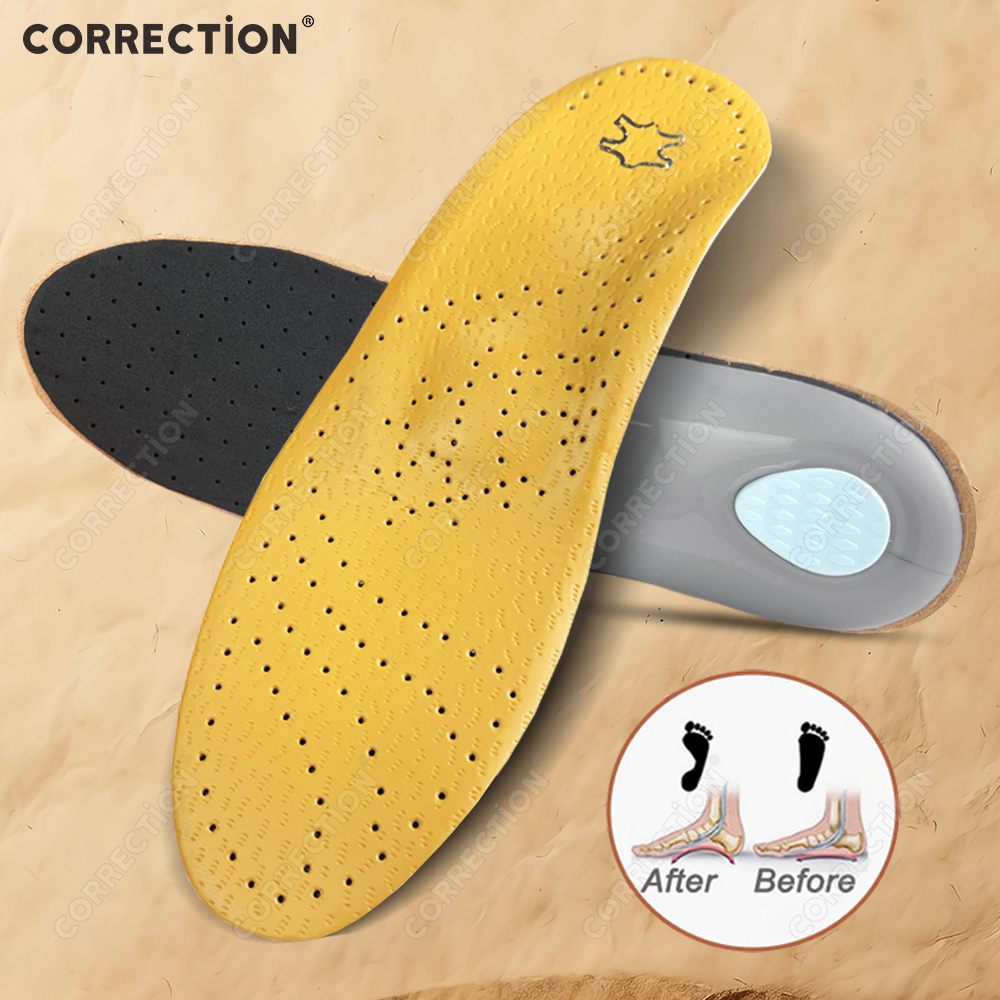 Leather Orthopedic Insole Arch - огляд і ціна Men'S Shoes Plantar Fasciitis