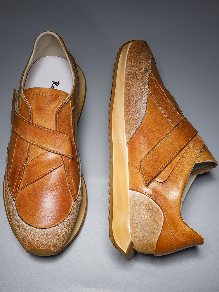 Retro Men's Shoes New Velcro T - огляд і ціна Men Shoes Velcro