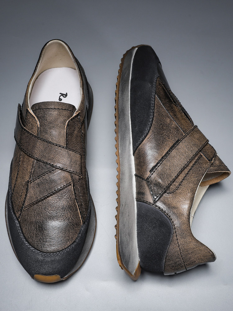 Retro Men's Shoes New Velcro T - огляд і ціна Men Shoes Velcro