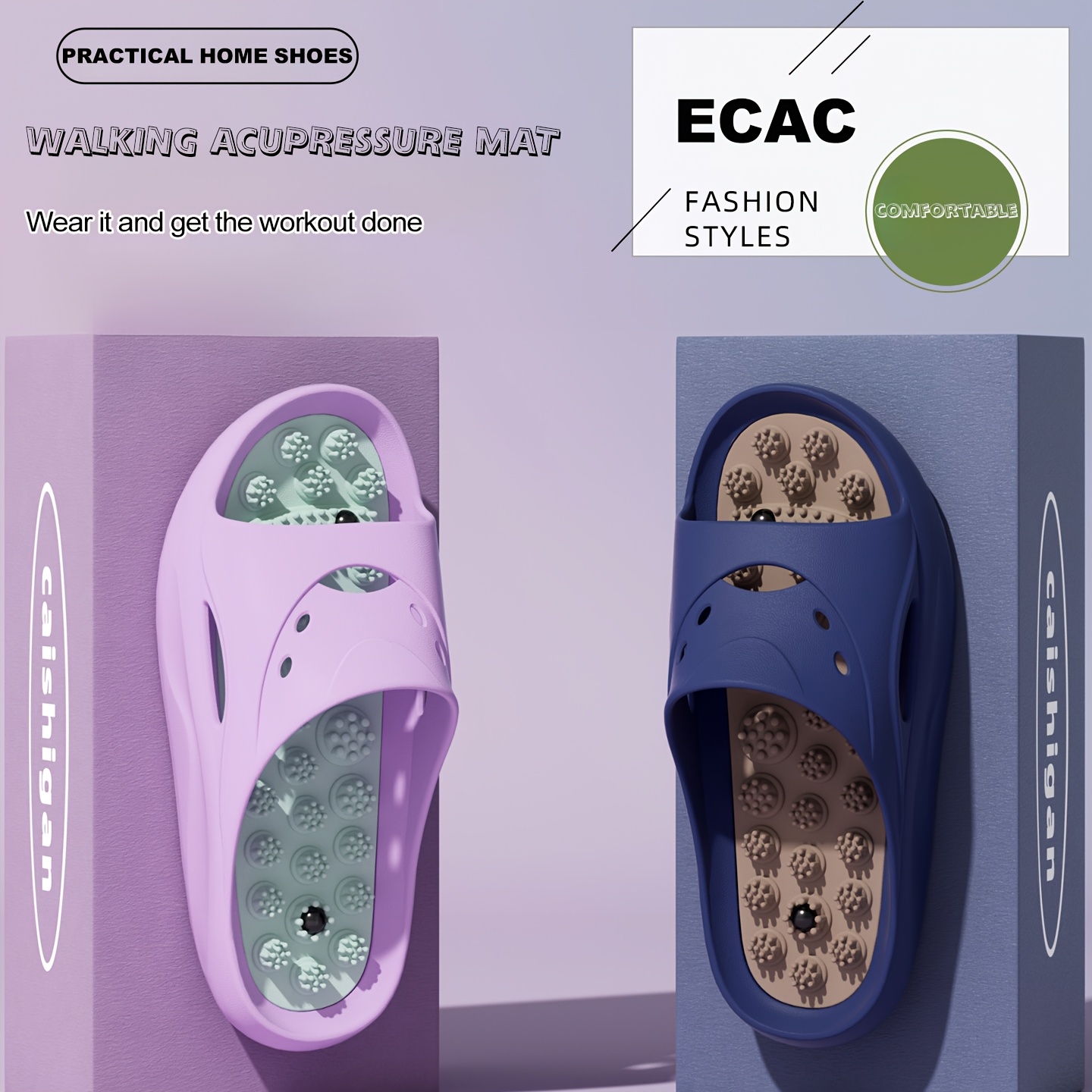 Women Men EVA Massage Slippers - огляд і ціна Men Shoes On
