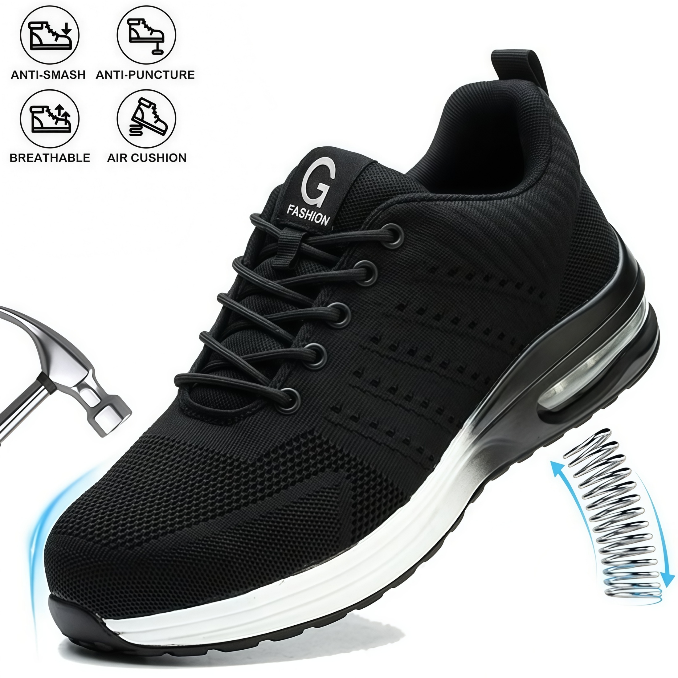 Indestructible Safety Shoes Fo - огляд і ціна Men Shoes Sneakers