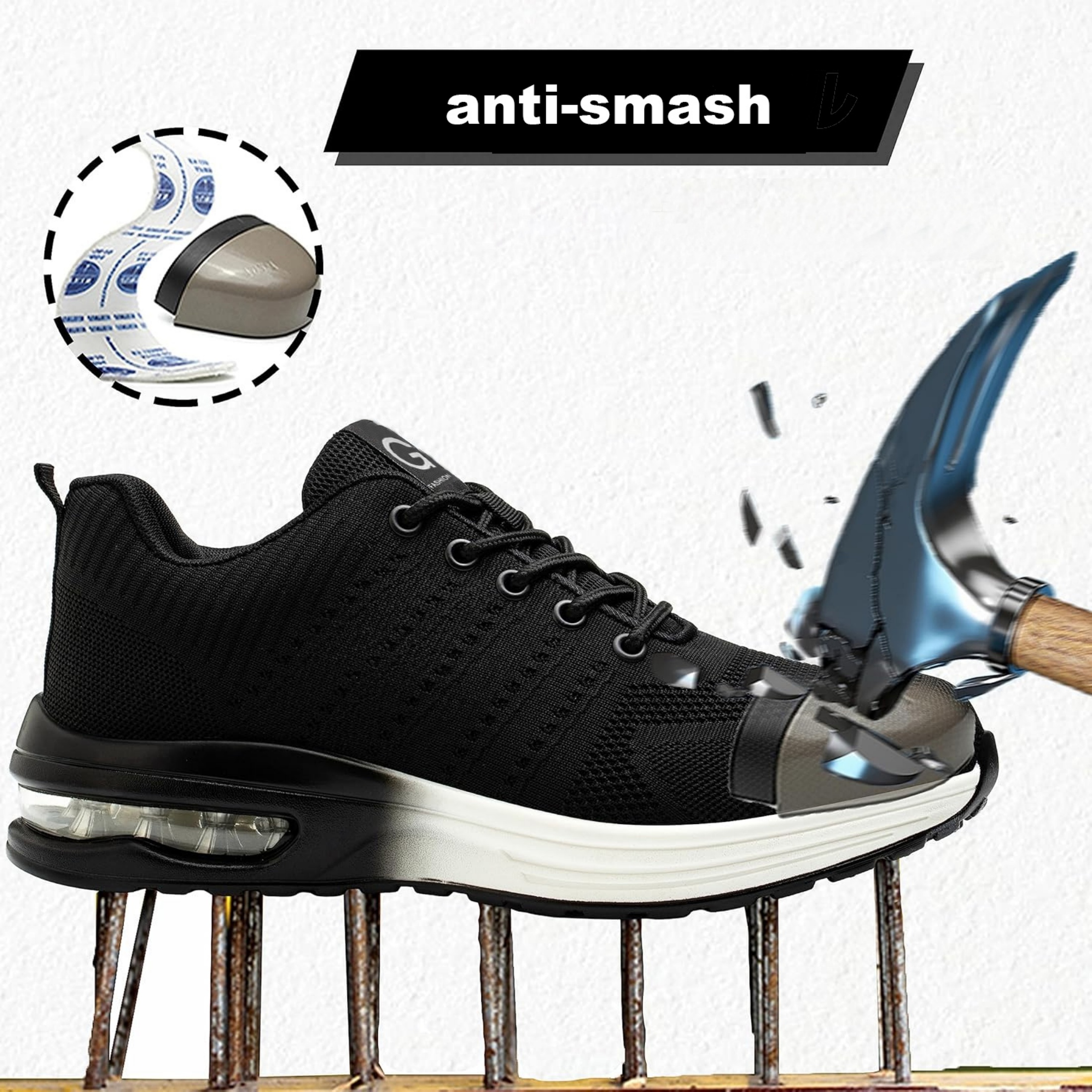 Indestructible Safety Shoes Fo - огляд і ціна Men Shoes Sneakers