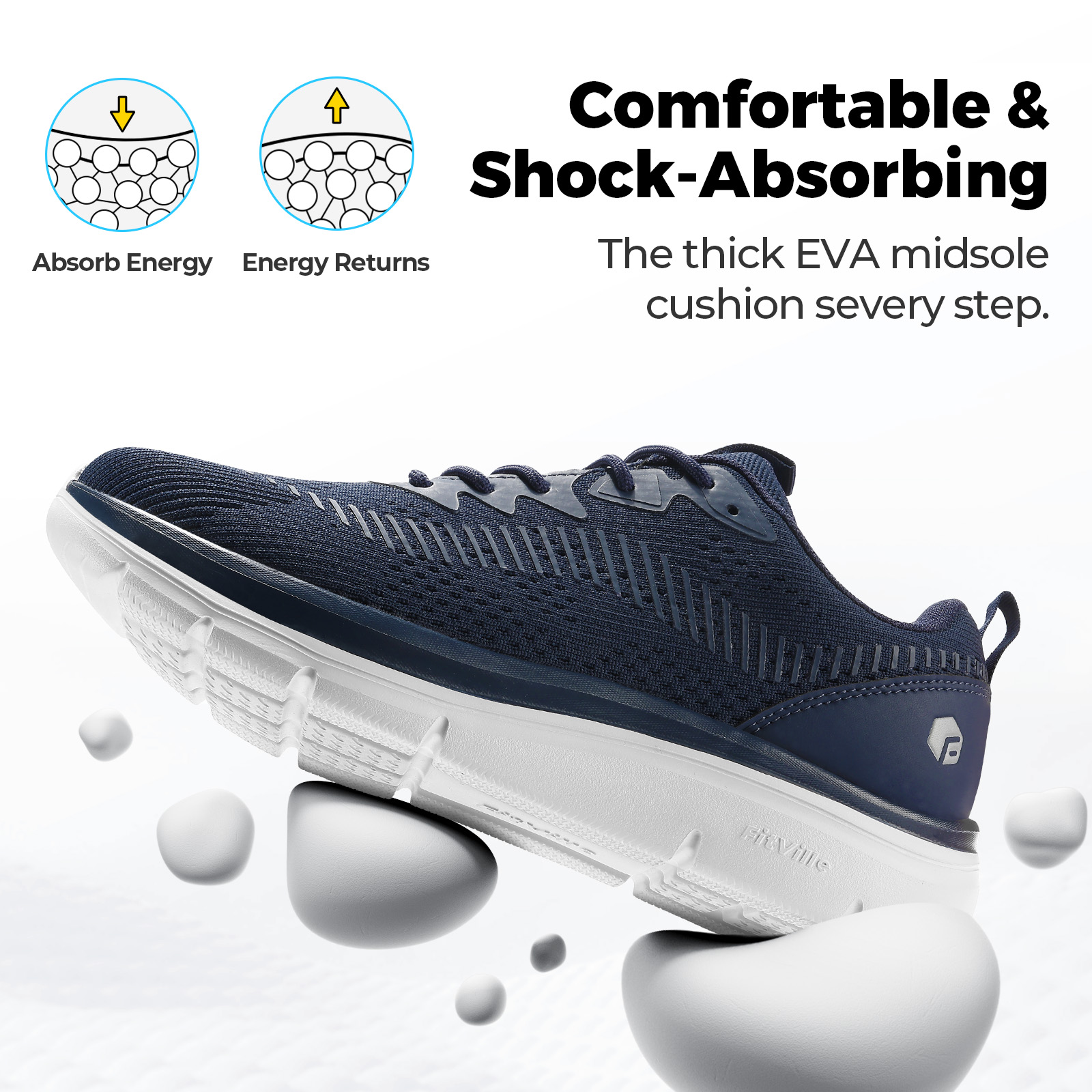 FitVille Men's Walking Shoes L - огляд і ціна Men'S Shoes Plantar Fasciitis