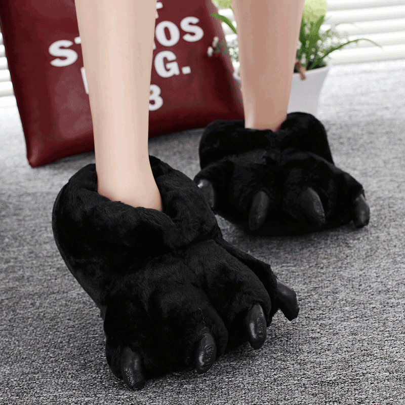 Size 35-43 Black Animal Paw Sh - огляд і ціна Men Shoes Winter