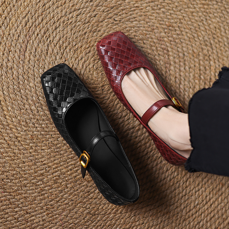 Woven Flat Bottom Mary Jane Wo - огляд і ціна Men Shoes On