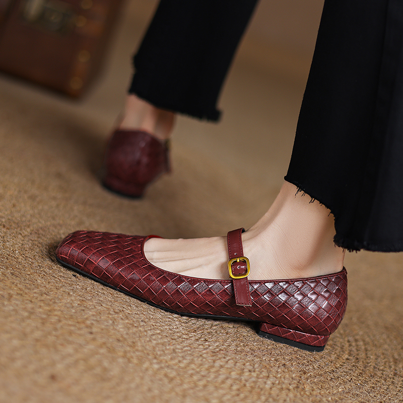 Woven Flat Bottom Mary Jane Wo - огляд і ціна Men Shoes On
