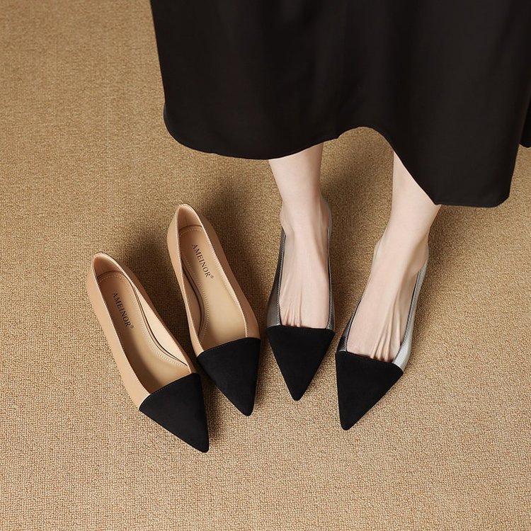 French ladies' high-heeled sho - огляд і ціна Dress Shoe Pointed