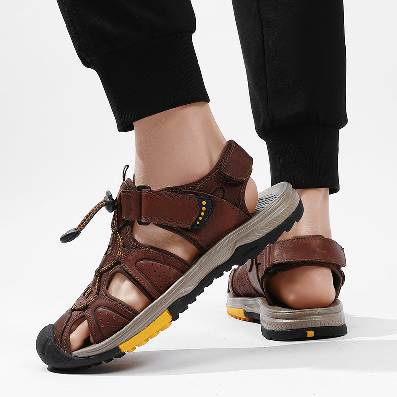 Large Size New Summer Men's To - огляд і ціна Men Shoes Velcro