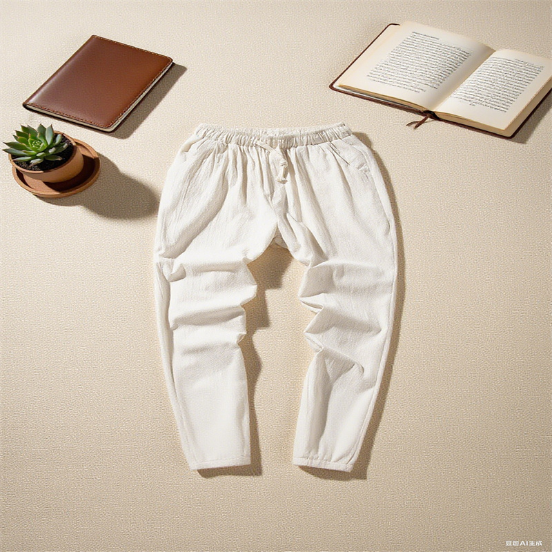 Cotton and linen harem pants m - огляд і ціна Men'S Shoes With Linen Pants