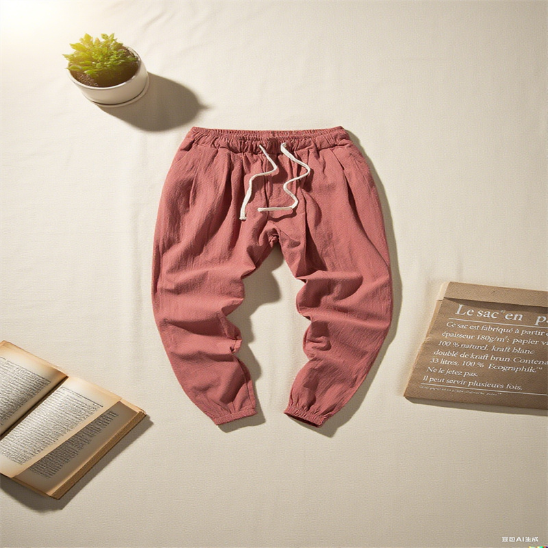 Cotton and linen harem pants m - огляд і ціна Men'S Shoes With Linen Pants
