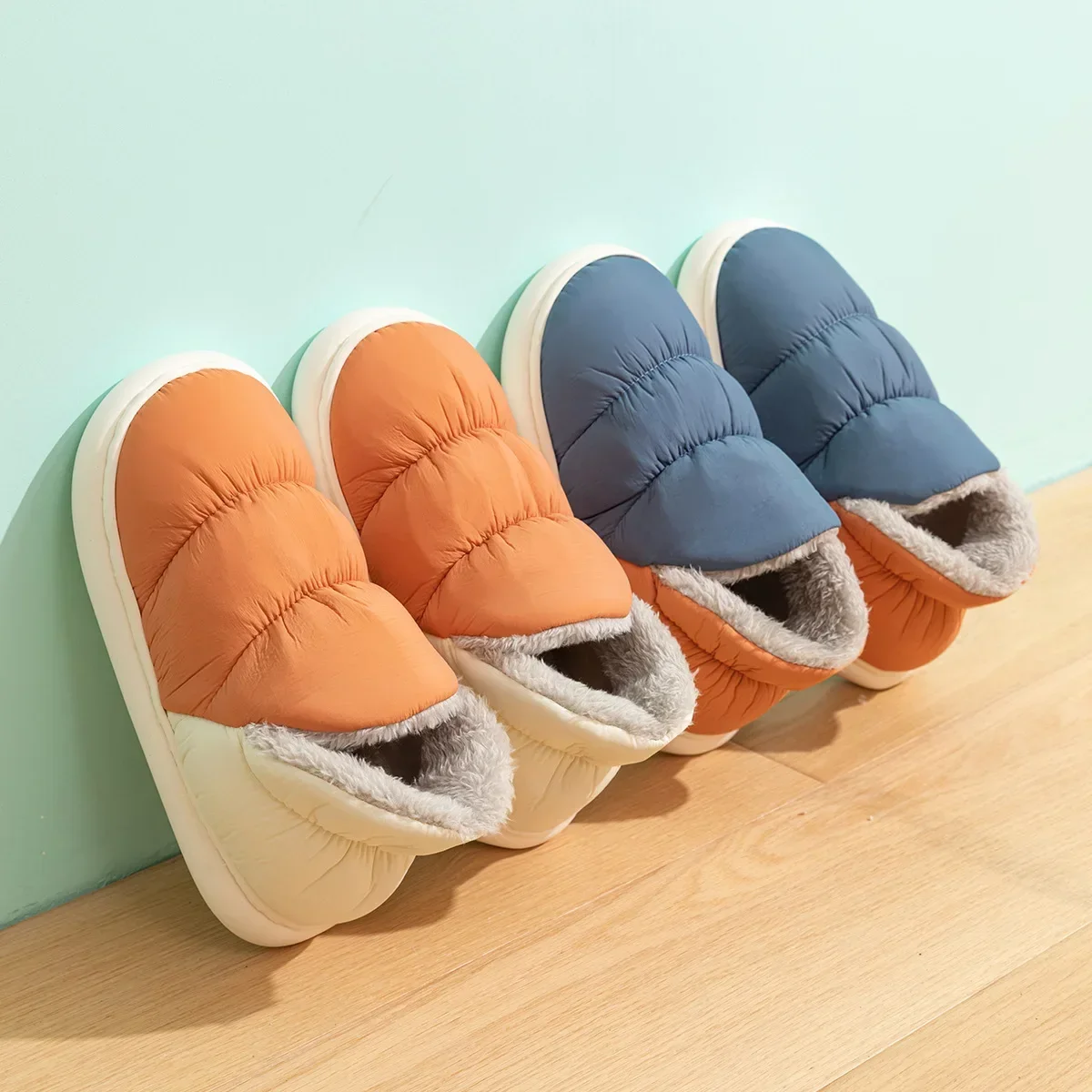Women Men Slippers Winter Down - огляд і ціна Men Shoes Winter