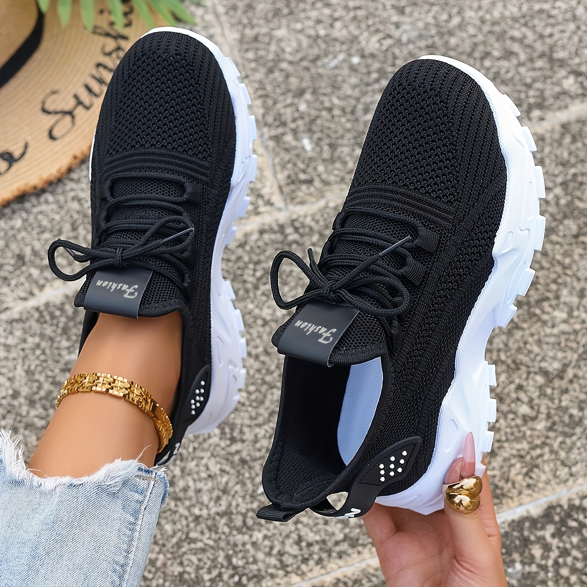 Breathable Knit Sneakers Fashi - огляд і ціна Men'S Shoes Comfortable Walking