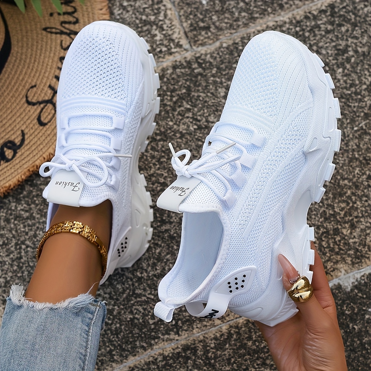 Breathable Knit Sneakers Fashi - огляд і ціна Men'S Shoes Comfortable Walking