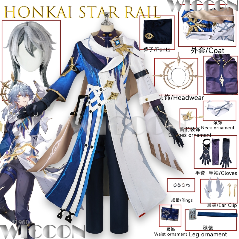 Honkai Star Rail Sunday Cospla - огляд і ціна Men Shoes Europe To Us