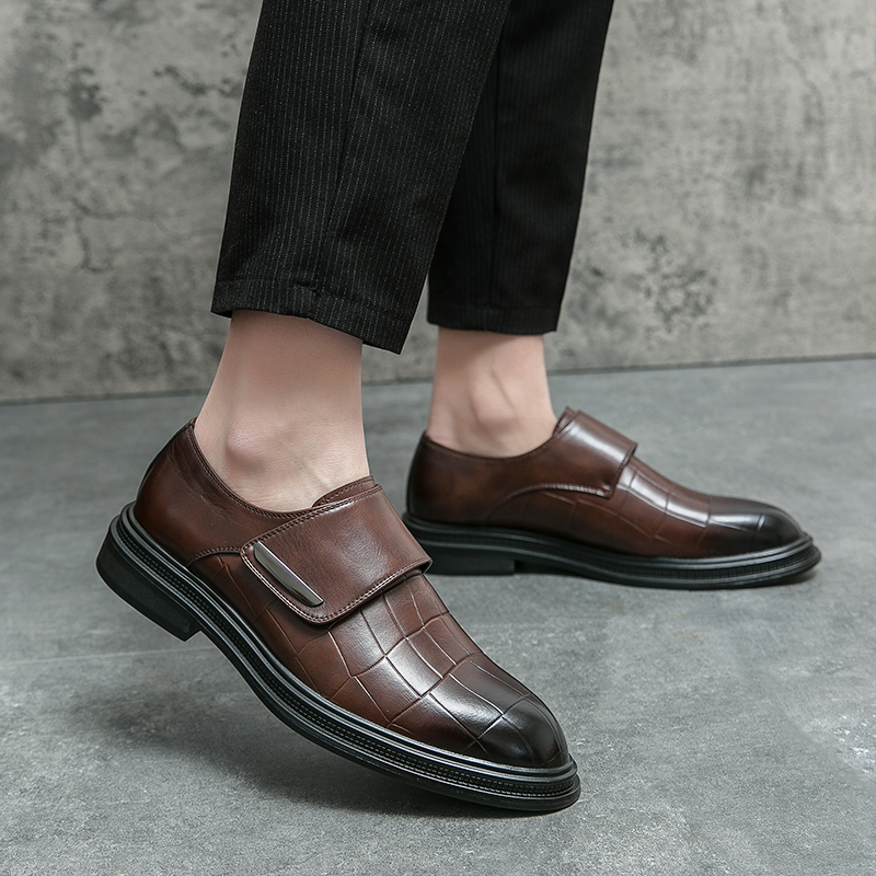 Men Business Dress Leather Sho - огляд і ціна Men Shoes Velcro