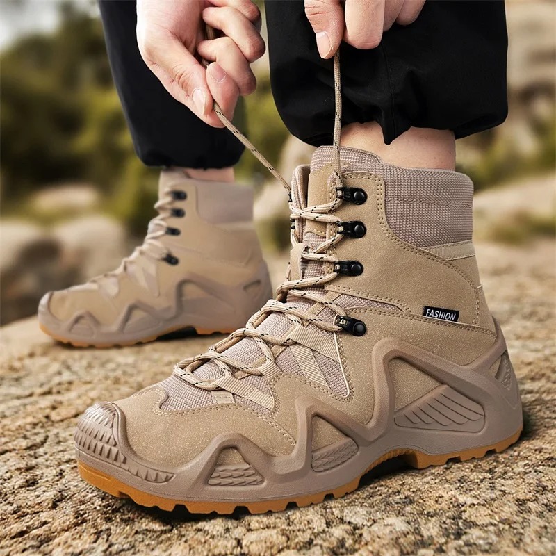 Men Tactical Boots Lace Up Bra - огляд і ціна Men Shoes Branded