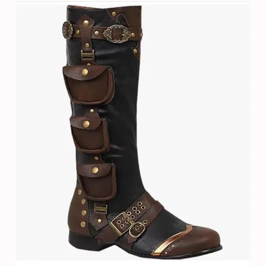 Retro Medieval Steampunk High  - огляд і ціна Men Shoes Europe To Us