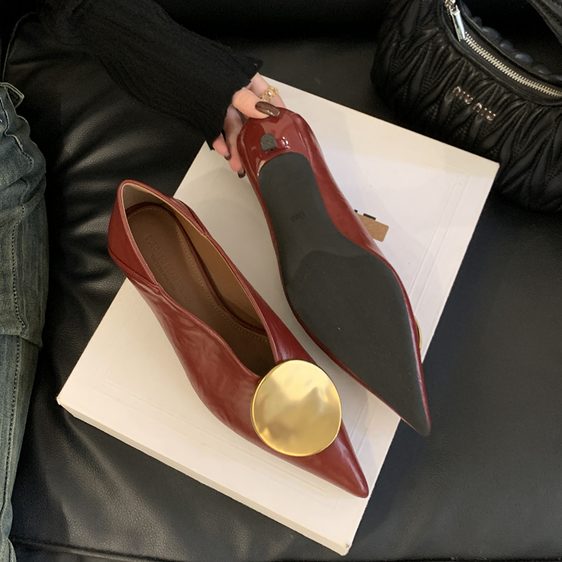 SUOJIALUN 2025 Autumn New Bran - огляд і ціна Dress Shoe Pointed