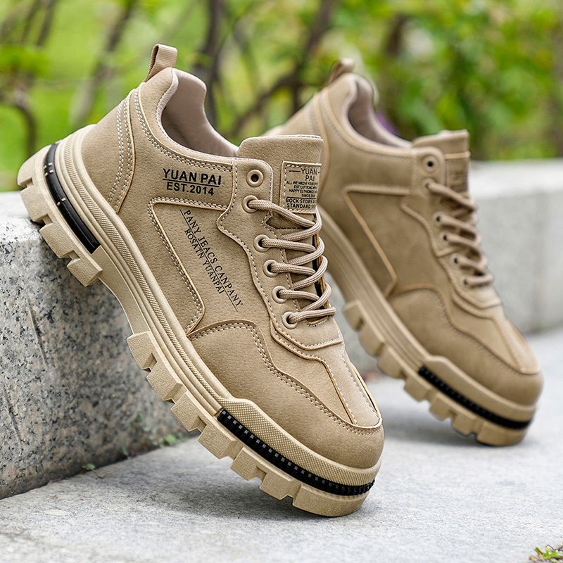 Men's Thick Sole Work Boots No - огляд і ціна Men'S Shoes Comfortable Walking