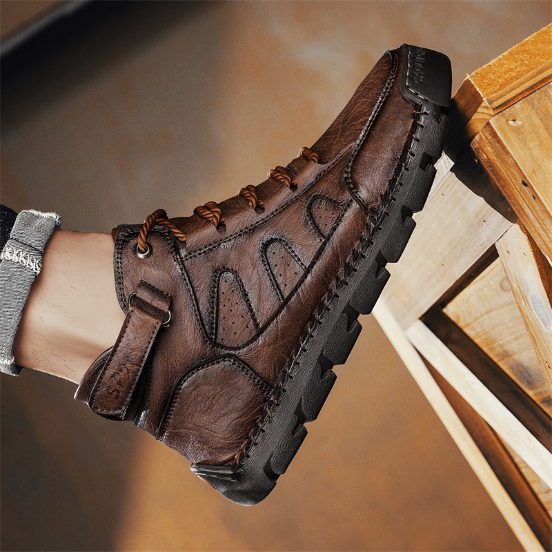 Men Retro Ankle Boots Non Slip - огляд і ціна Men'S Shoes Comfortable Walking