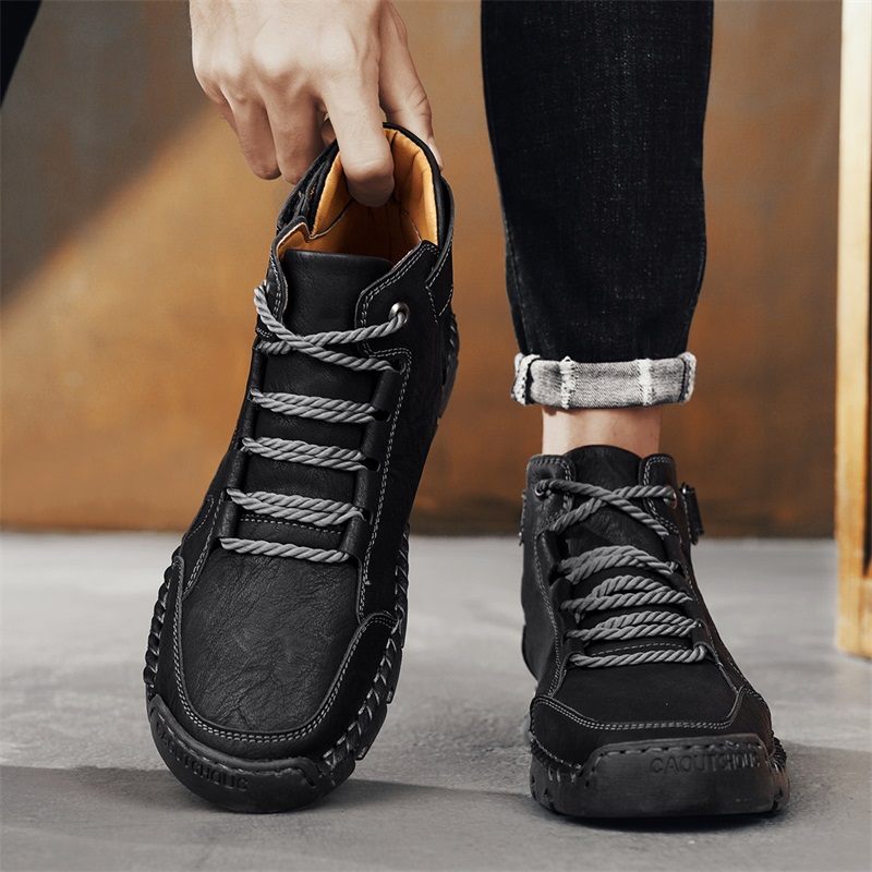 Men Retro Ankle Boots Non Slip - огляд і ціна Men'S Shoes Comfortable Walking