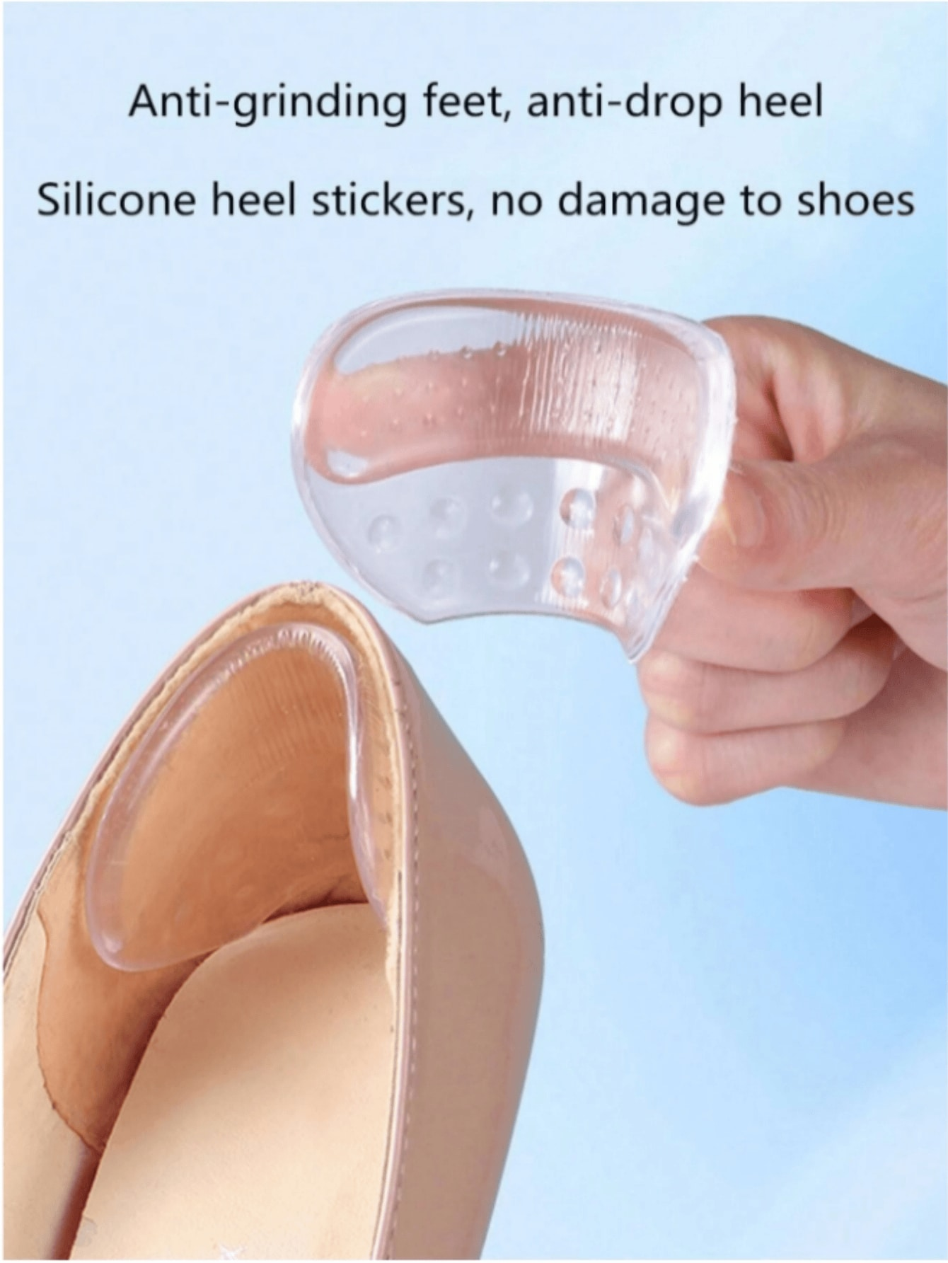 1Pair Heels Grips Silicone Hee - огляд і ціна Men Shoes Outlet