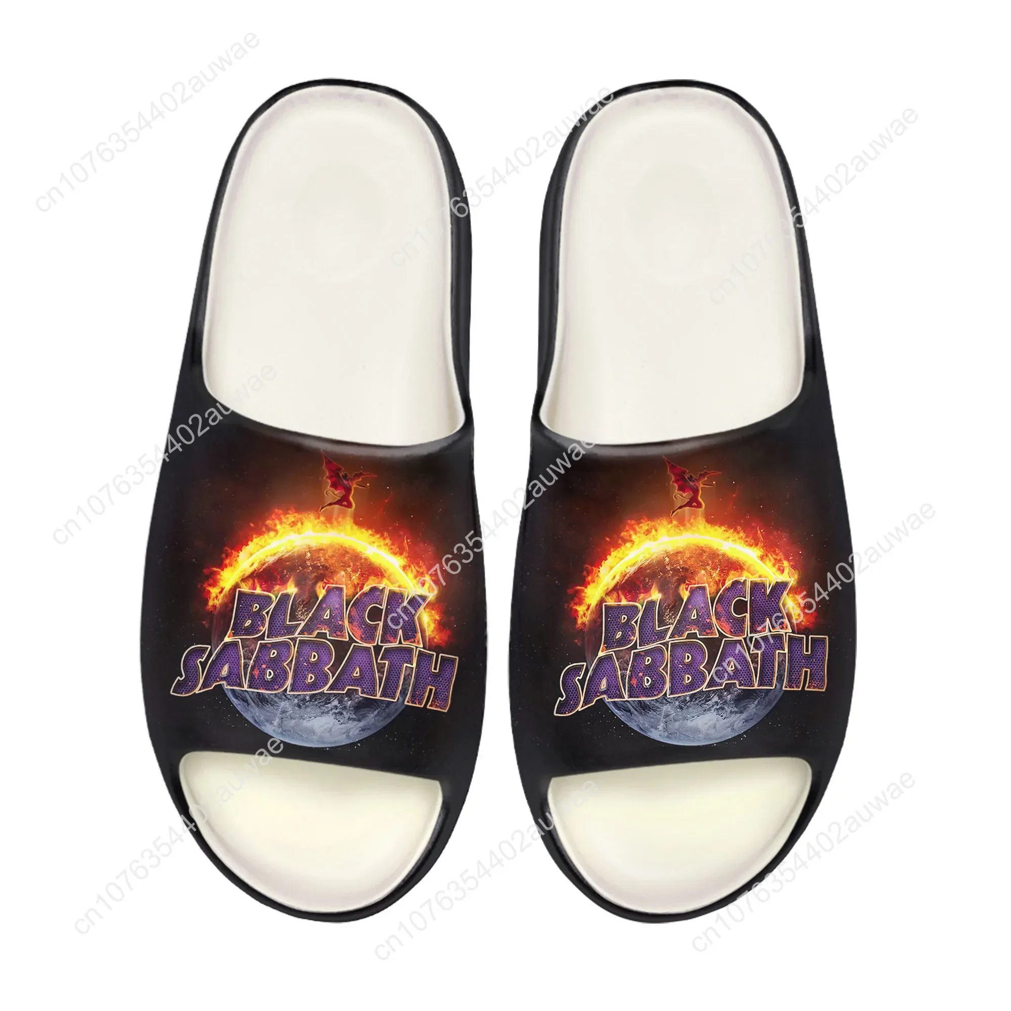 Black Heavy Metal Band Sabbath - огляд і ціна Men Shoes On