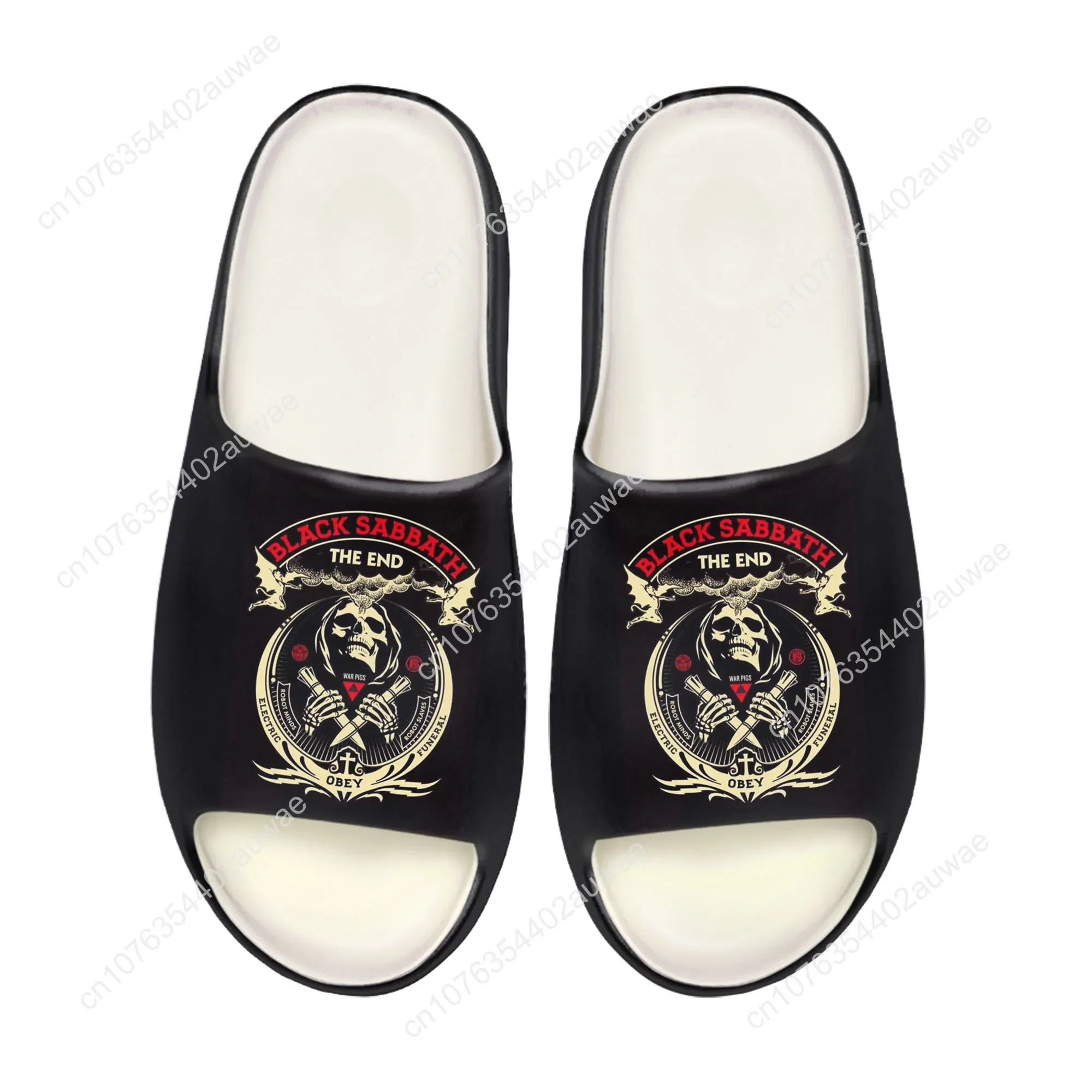 Black Heavy Metal Band Sabbath - огляд і ціна Men Shoes On