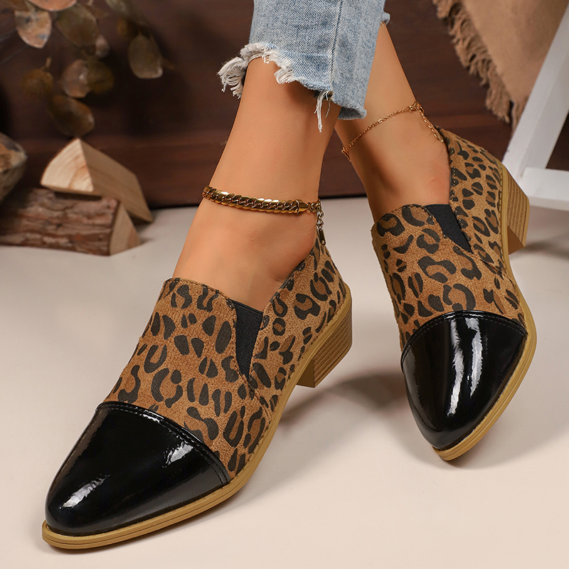 Leopard Printed Women's Low He - огляд і ціна Dress Shoe Pointed