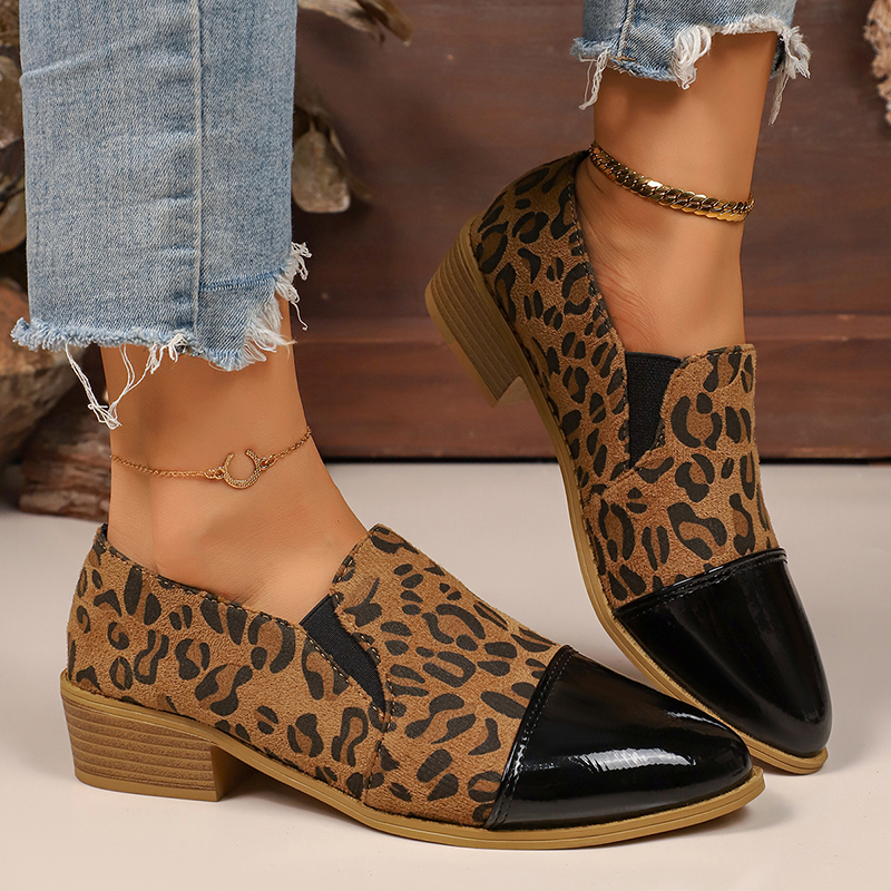 Leopard Printed Women's Low He - огляд і ціна Dress Shoe Pointed