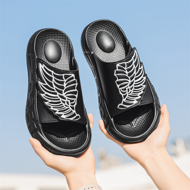 Mens Slide Slippers Adjustable - огляд і ціна Men Shoes Velcro